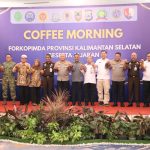 Forkopimda Kalimantan Selatan mengikuti Coffee Morning bersama tokoh masyarakat di Banjarmasin.