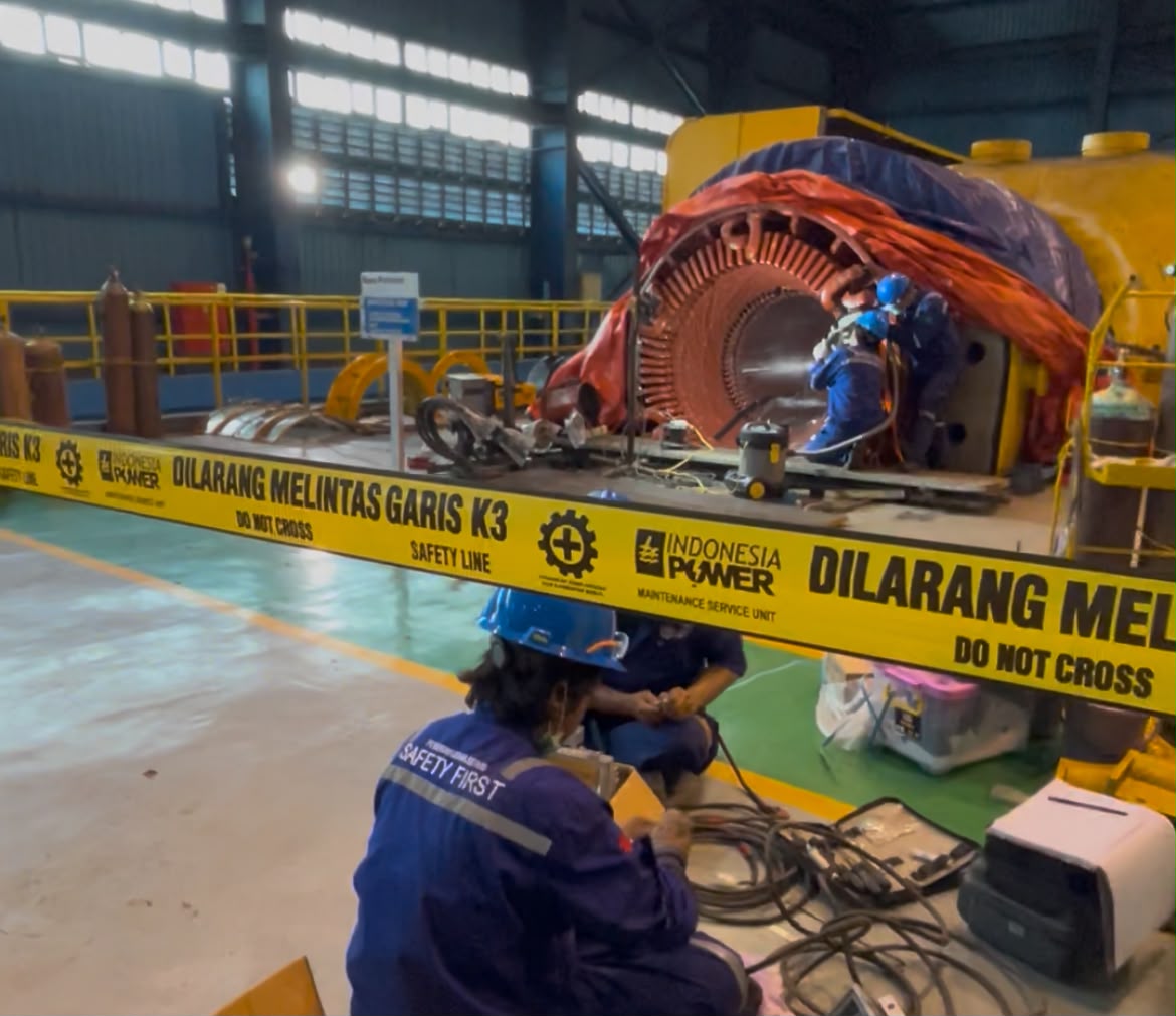 PLN Tunjukkan Perbaikan PLTU Asam-Asam, Aliansi Kawal Hingga Listrik Normal