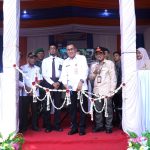 Peresmian Rumah Panggung Evakuasi Bapangku Bamitra di Desa Pupuyuan Kabupaten Balangan.
