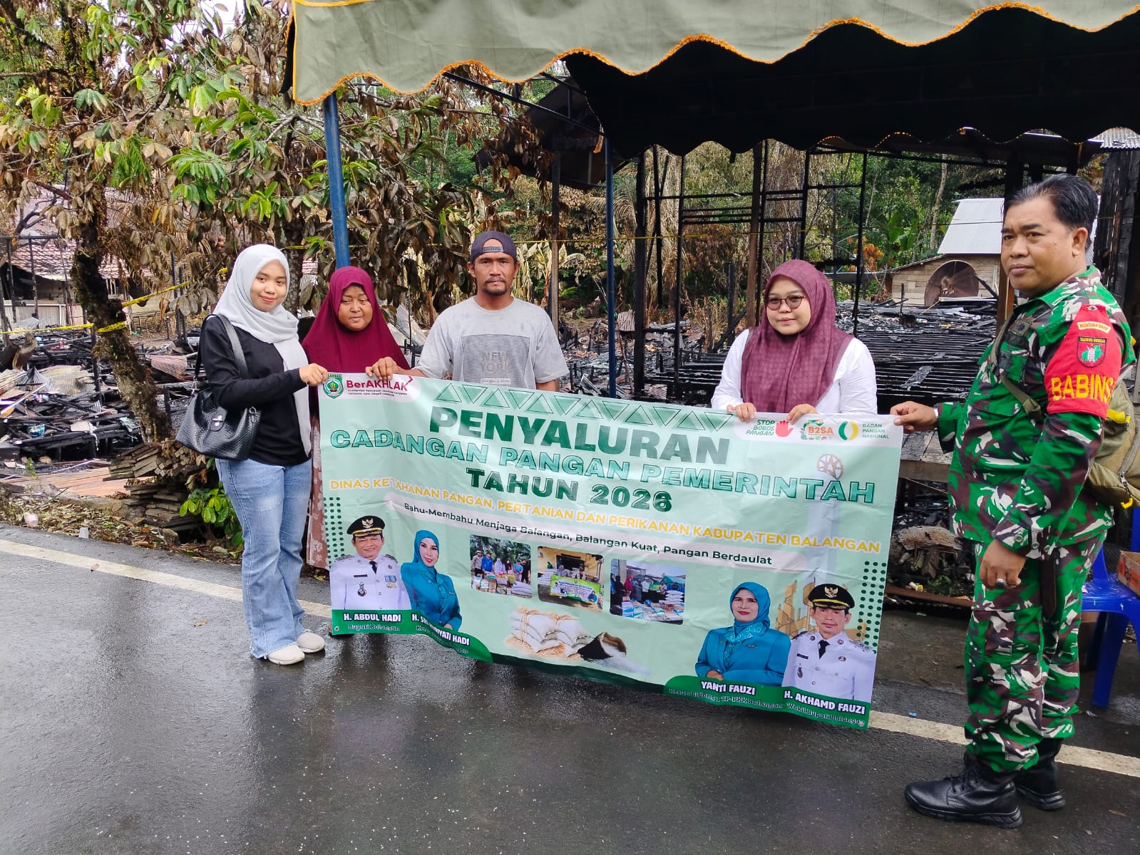Cadangan Beras Pemerintah Daerah Kabupaten Balangan disiapkan untuk menjaga ketahanan pangan masyarakat.