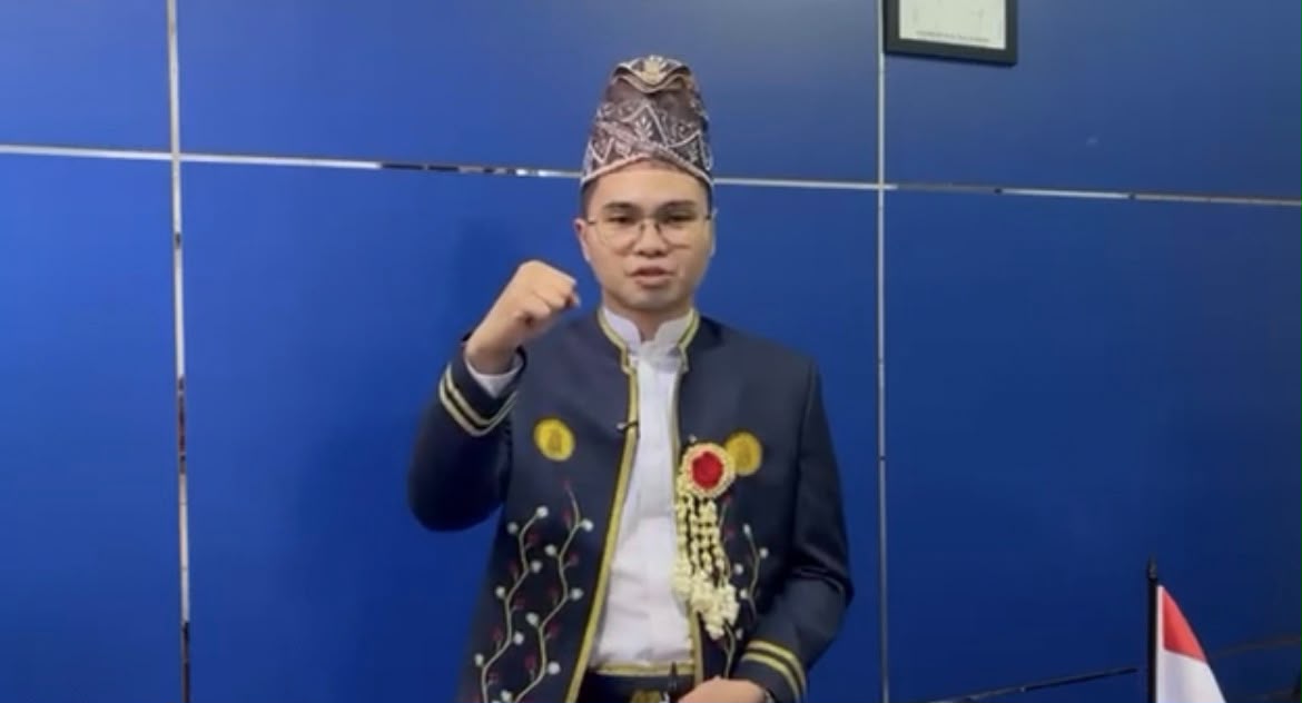 Harry Khairil Hadi saat menyampaikan ucapan Hari Jadi Kalsel