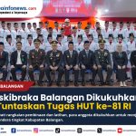 39 anggota Paskibraka Kabupaten Balangan dikukuhkan