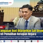 Ketua Komisi III DPR RI Habiburokhman membahas target pengesahan RUU Perampasan Aset