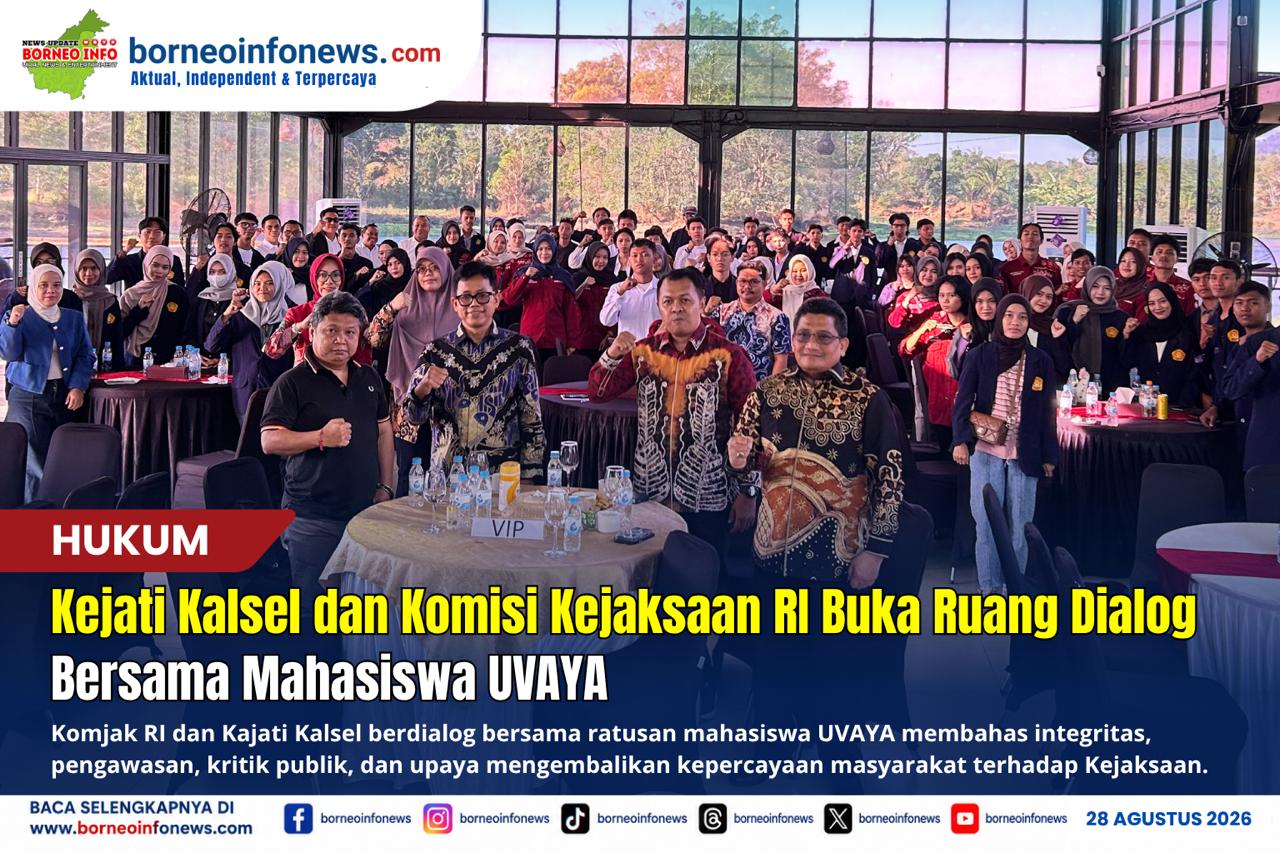 Komjak RI dan Kajati Kalsel berdialog bersama mahasiswa UVAYA di Kabupaten Banjar