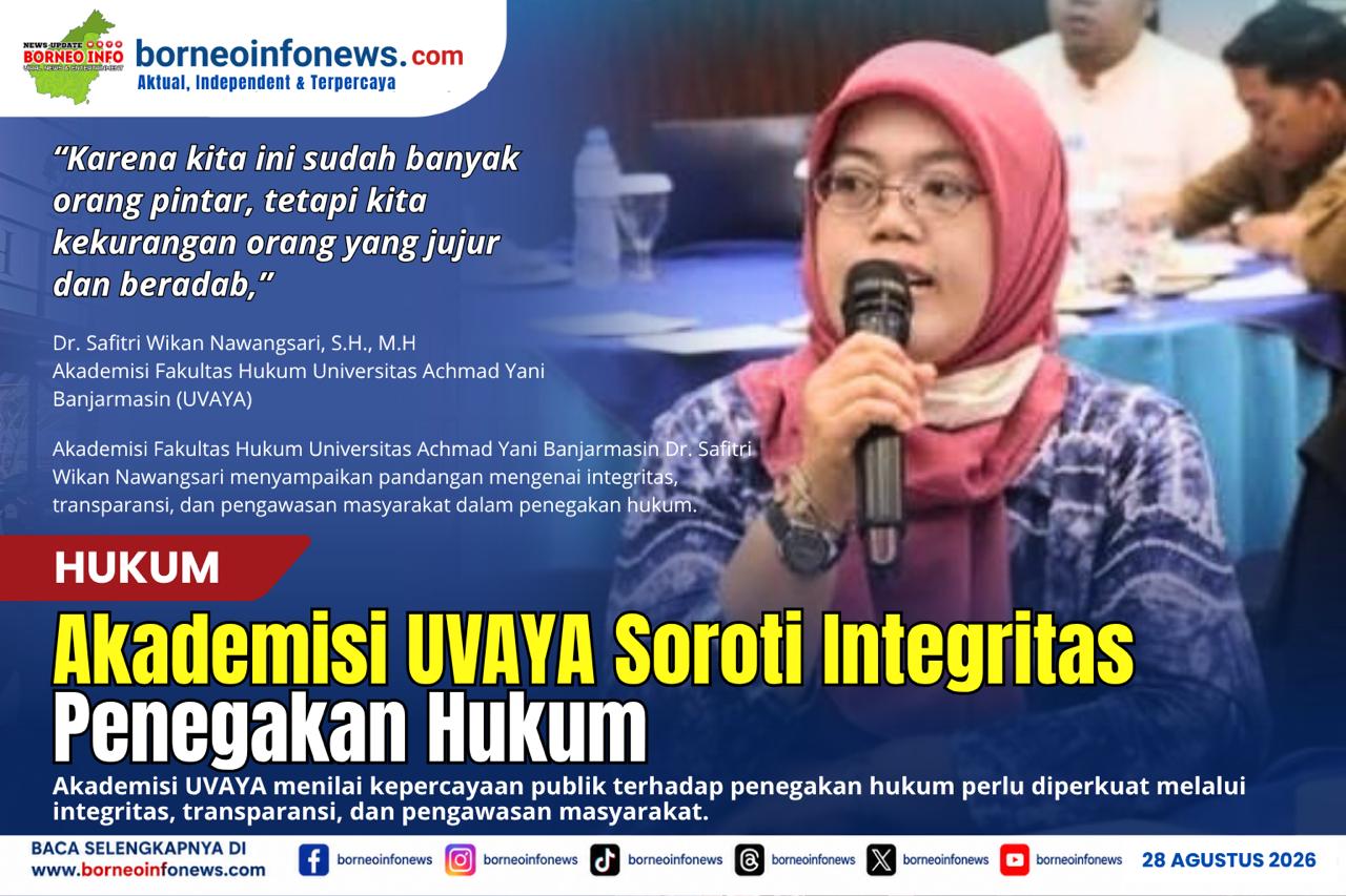 Dr. Safitri Wikan Nawangsari saat diwawancarai mengenai integritas penegakan hukum