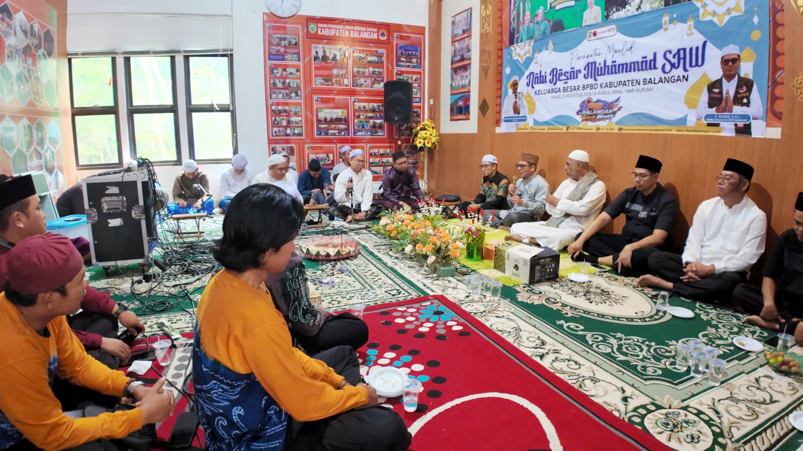 Peringatan Maulid Nabi di BPBD Balangan