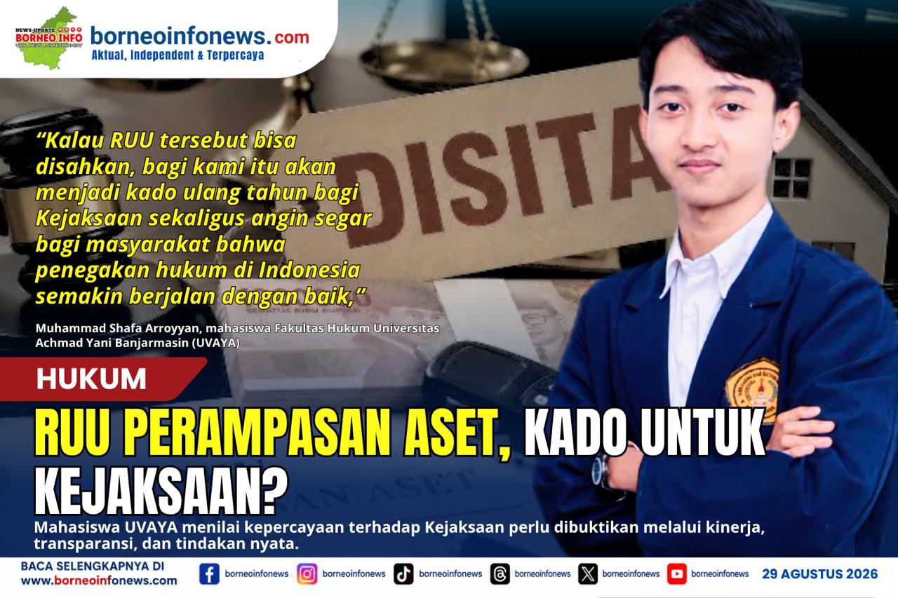 Mahasiswa UVAYA mengikuti dialog bersama Komjak RI dan Kejati Kalsel di Kabupaten Banjar