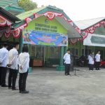 H. Saiful Hadi saat menjadi pembina apel Kemenag Balangan