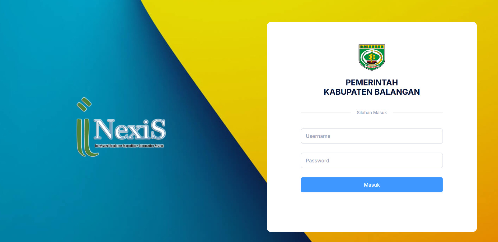 Pemkab Balangan Terapkan INEXIS untuk Kelola Belanja Pegawai