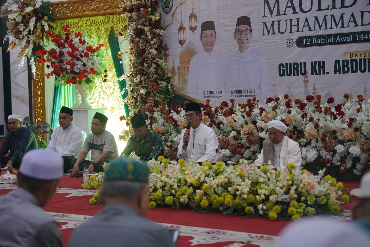 Maulid Nabi Muhammad SAW 1448 Hijriah di Masjid Al Akbar Balangan