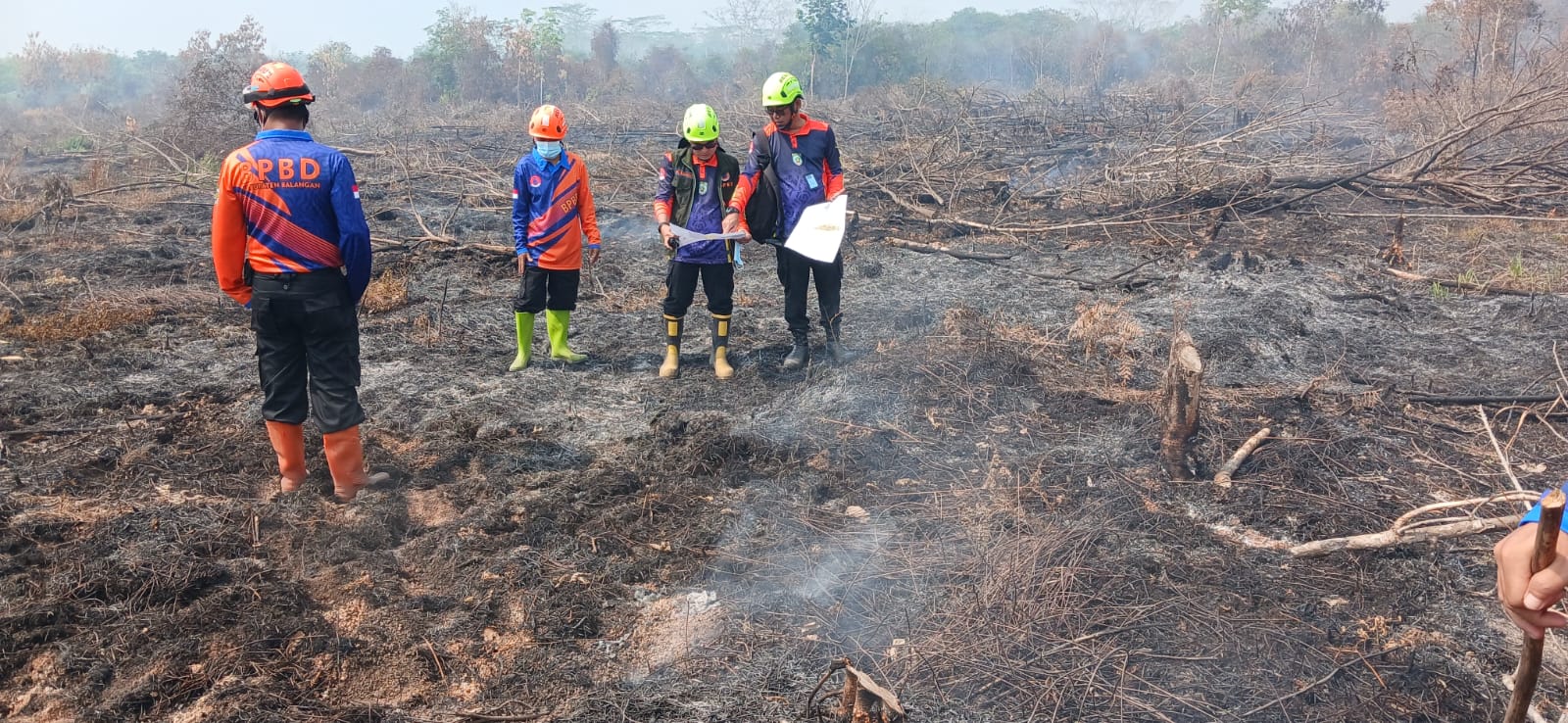 BPBD Balangan patroli wilayah rawan Karhutla