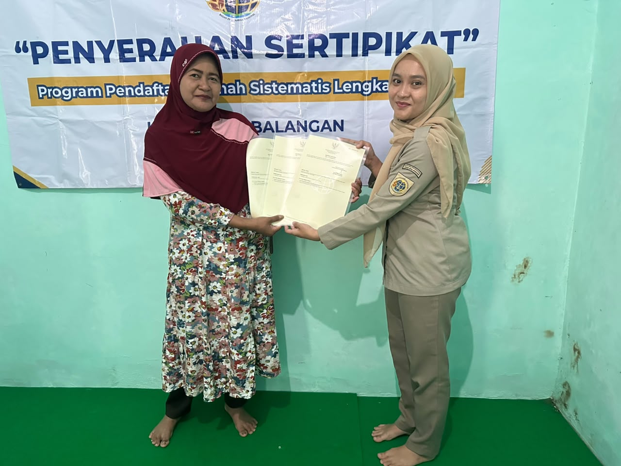 27 Sertipikat PTSL Diserahkan kepada Warga Sungai Ketapi