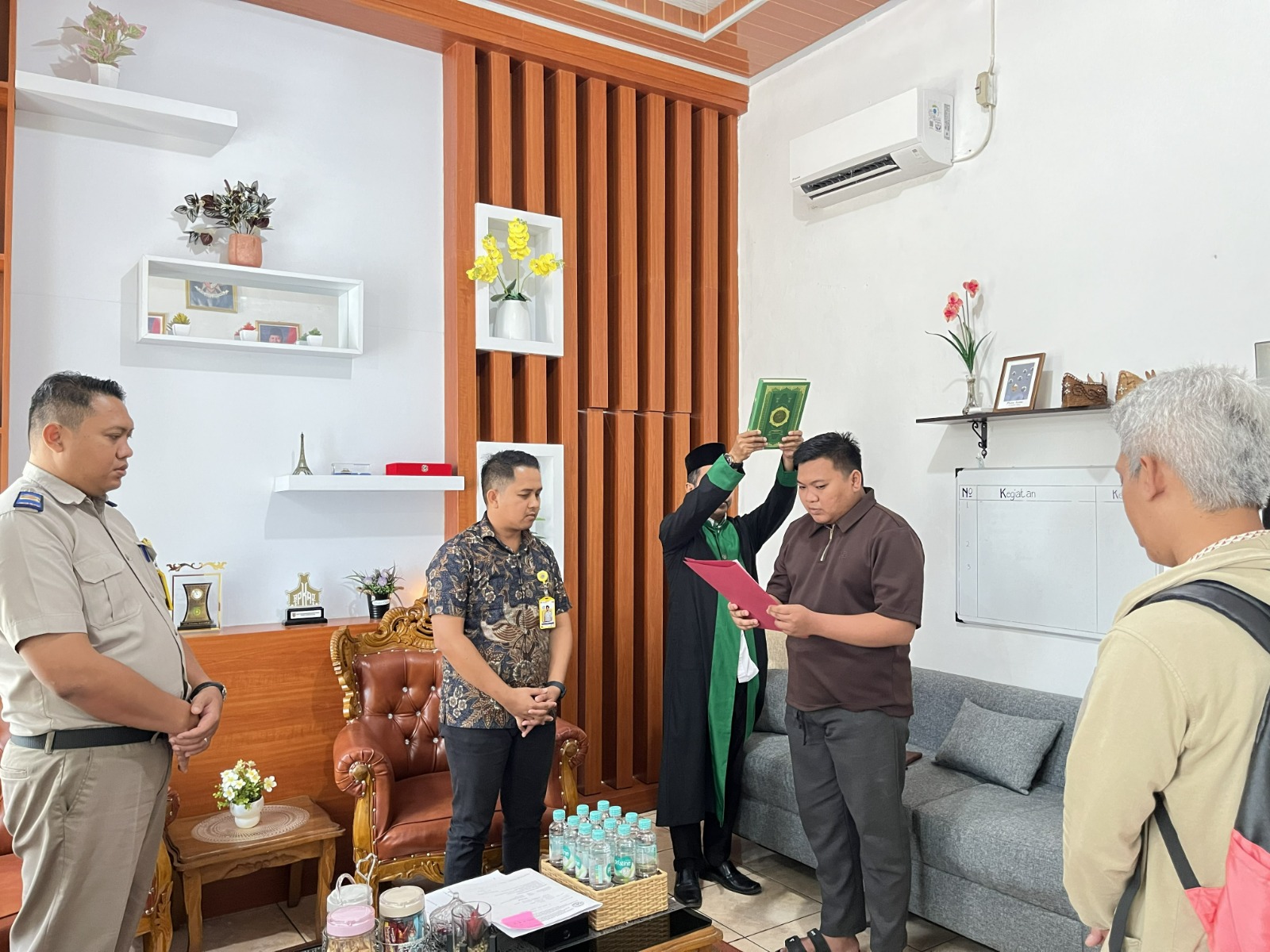 Kantah Balangan Laksanakan Sumpah Sertipikat Pengganti