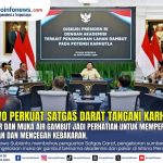 Presiden Prabowo membahas penguatan Satgas Darat dan pengelolaan lahan gambut untuk mencegah karhutla