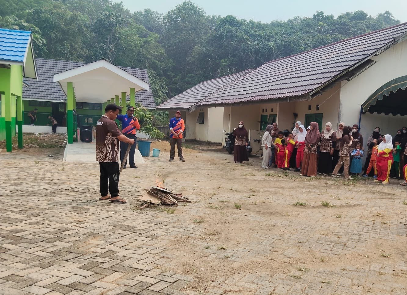 BPBD Balangan edukasi mitigasi kebakaran di SLB Negeri Balangan