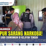 Personel gabungan Polresta Banjarmasin dan Ditresnarkoba Polda Kalsel dalam Operasi Sarang Narkoba di Banjarmasin.