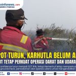 Kemenhut memperkuat pengendalian karhutla meski jumlah hotspot nasional menurun