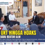 Rektor ULM Dr. Iwan Aflanie saat bertemu awak media dalam audiensi di Banjarmasin, Selasa 27 Oktober 2026.
