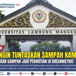 Ketua dan Koordinator UI GreenMetric ULM saat wawancara mengenai pengelolaan sampah di lingkungan kampus.