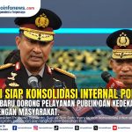 Kapolri Jenderal Polisi Suyudi Ario Seto seusai dilantik Presiden Prabowo Subianto