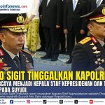 Jenderal Listyo Sigit Prabowo setelah dilantik sebagai Kepala Staf Kepresidenan oleh Presiden Prabowo Subianto
