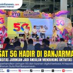Indosat memperkenalkan jaringan 5G dan layanan digital berbasis AI kepada awak media di Banjarmasin.