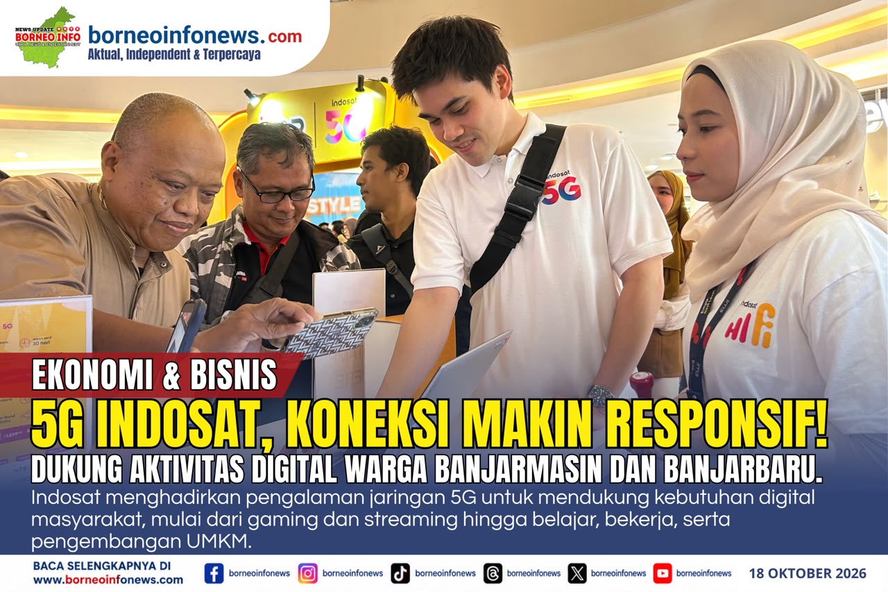 Teknologi 5G Indosat mendukung kebutuhan digital masyarakat di Banjarmasin dan Banjarbaru